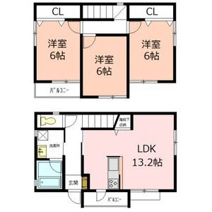 【間取り】 | クーボライト諏訪町