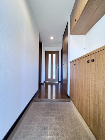 リジェール箱崎の玄関