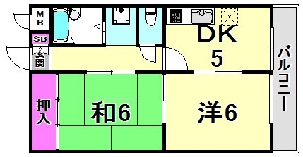 グランディアルネッサンス野崎通の間取り
