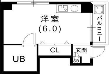 ダイドーメゾン御影Ⅵの間取り