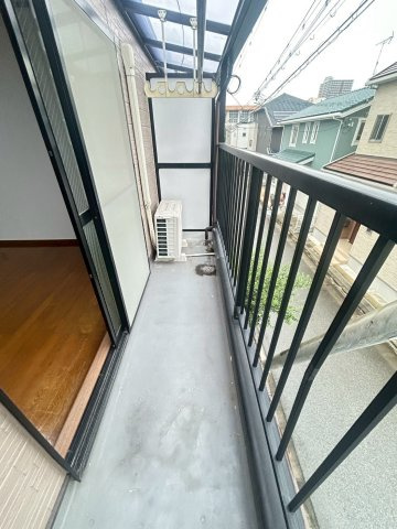 青木町ユーミンフラットのバルコニー