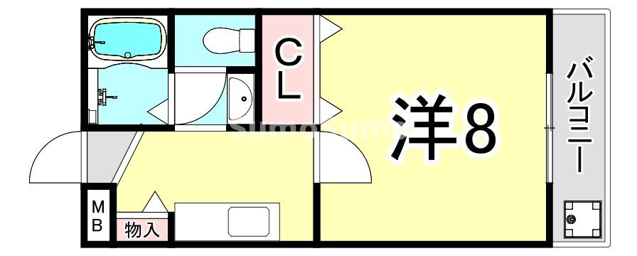 青木町ユーミンフラットの間取り