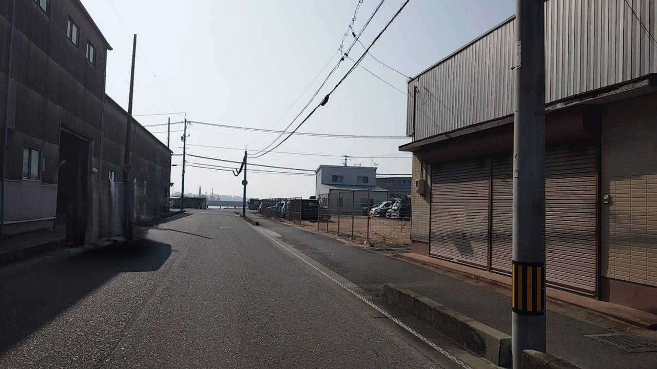 港町1丁目の前面道路含む現地写真