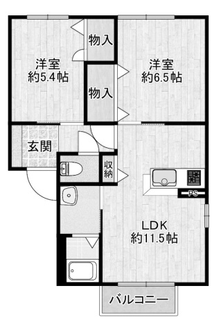 ソレイユ霧ヶ峰の間取り