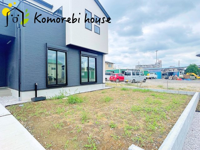鴻巣市下忍　3期　新築一戸建て　グラファーレ　02の庭|お庭です