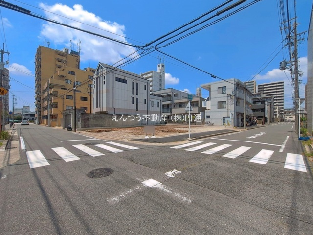 メルディア松軒の前面道路含む現地写真