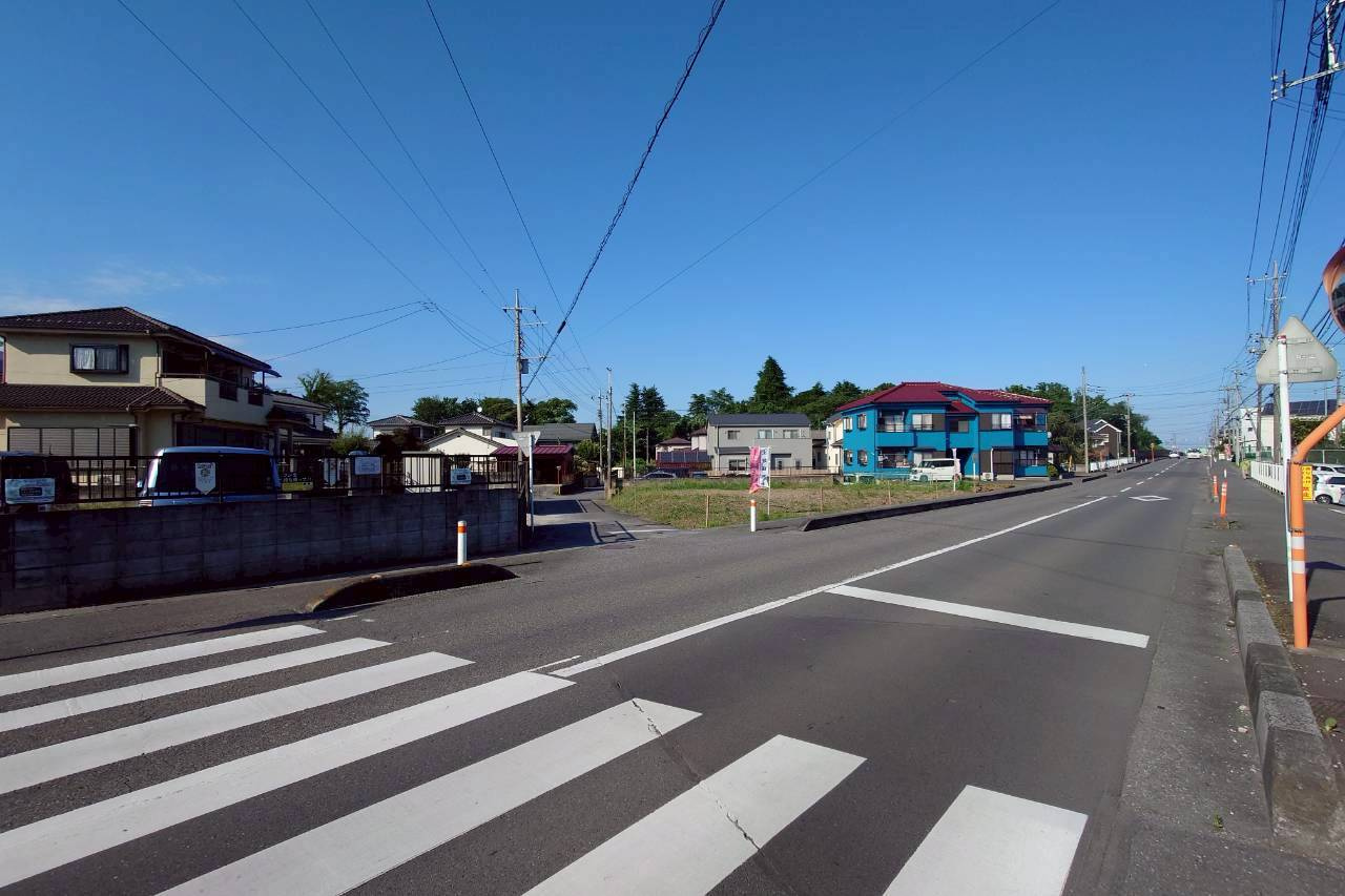 入間市東町2丁目売地の前面道路含む現地写真