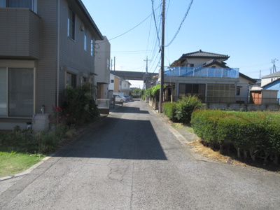 【前面道路含む現地写真】 | 下野市川中子字東原　土地