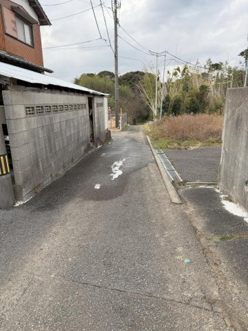沖宇部　中論瀬　山林の前面道路含む現地写真