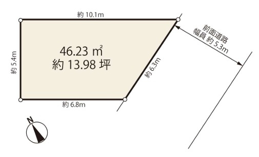 上甲子園1丁目建築条件付き土地