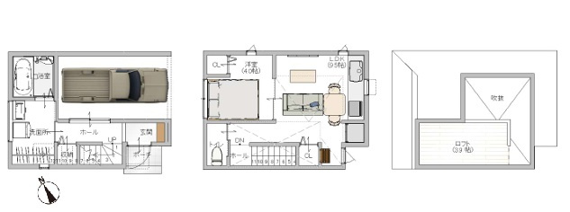 上甲子園1丁目建築条件付き土地の参考プラン