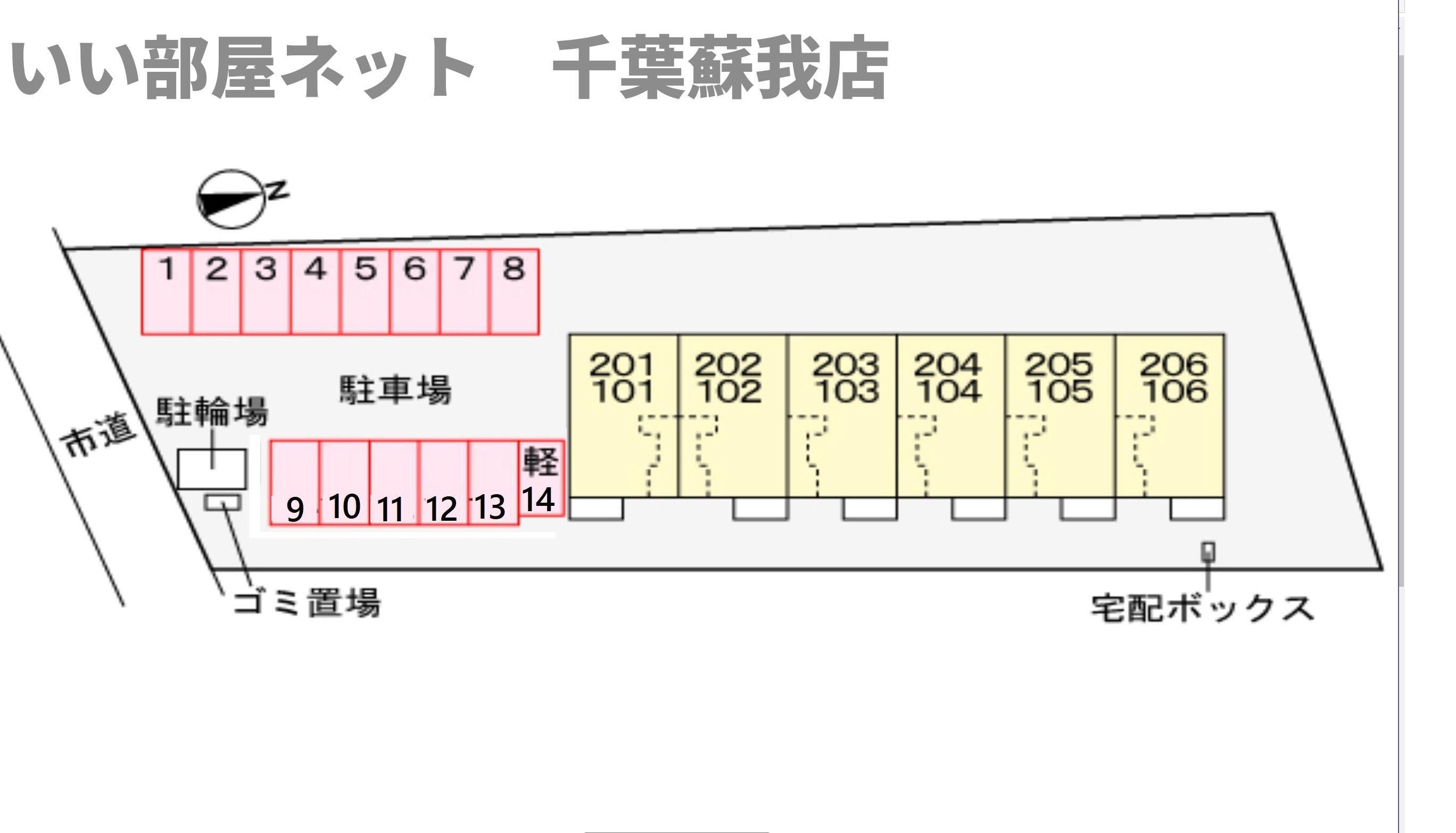 メルシーの区画図