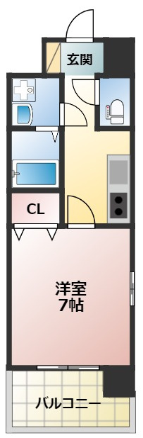 フォレストガーデン今福鶴見Ⅳの間取り