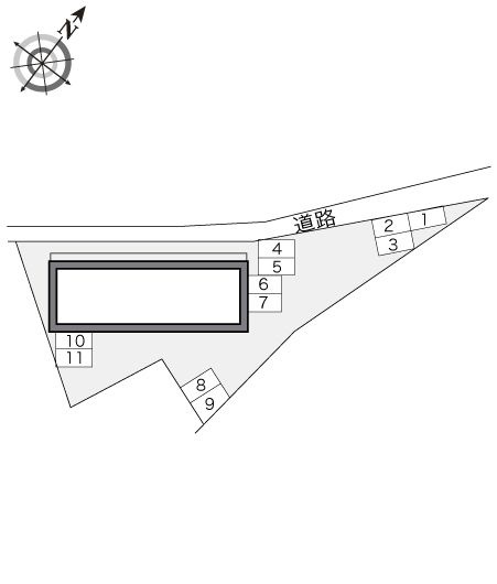 レオパレスエスユーの区画図