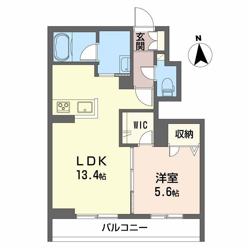 スマイリング桜田Aの間取り