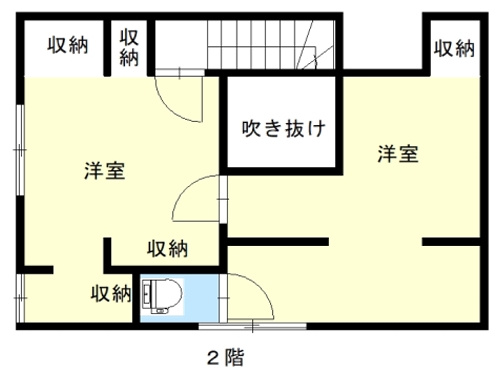 南市岡３丁目テナントの間取り