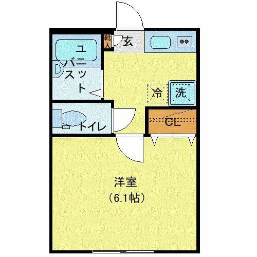 AZEST-RENT一橋学園Ⅱの間取り