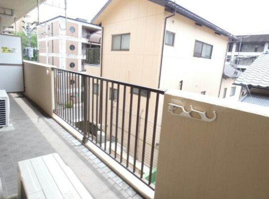 熊本市中央区大江６丁目の賃貸マンションのバルコニー