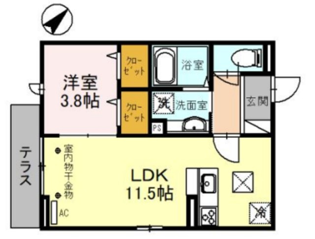 Ｅｃｌａｔ西大宮の間取り|間取りです☆