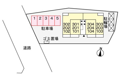 【駐車場】 | カーサ　プラシード
