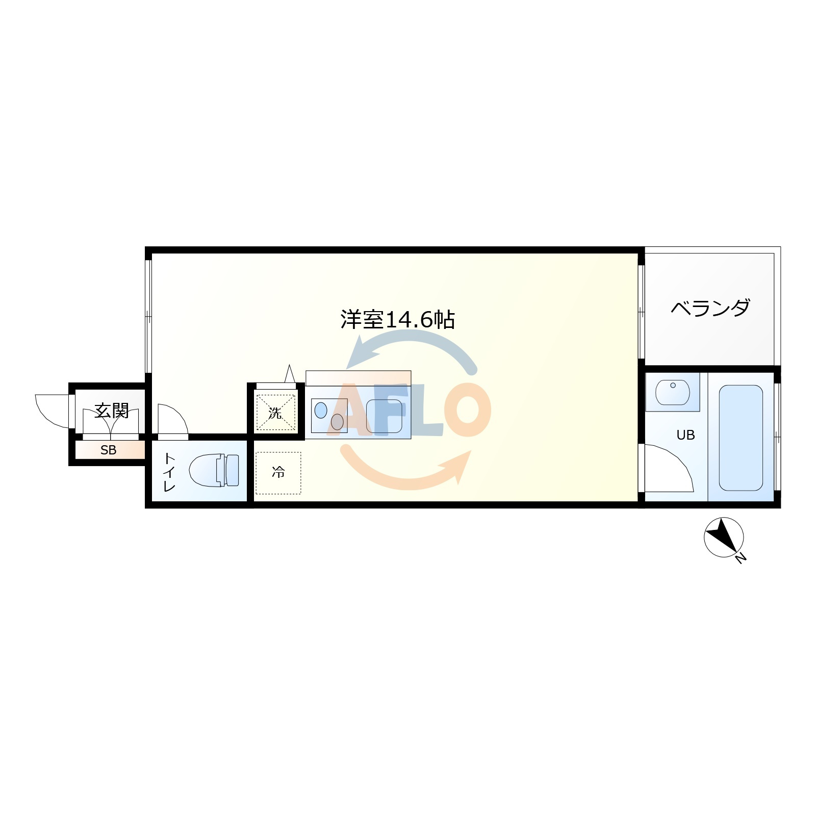 匠空KYOMACHIBORIの間取り|匠空KYOMACHIBORI　間取り図