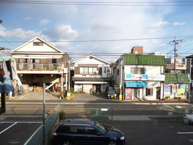 リリックコートサンフラワーの展望|バルコニーから見た景色です。