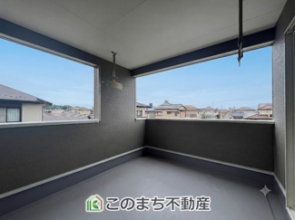 【バルコニー】 | CRADLE GARDEN佐野市天神町　第5　 | 雨でも安心のインナーバルコニーです！
