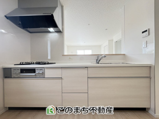 【キッチン】 | CRADLE GARDEN佐野市天神町　第5　 | 人気の対面式キッチン☆料理をしながらご家族とコミュニケーションが取れます♪
