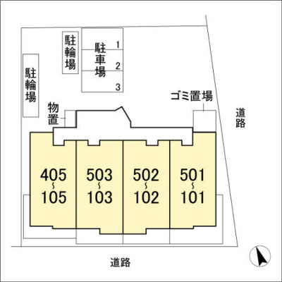 【区画図】 | リヴィエール　Ⅰ
