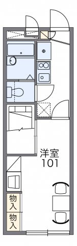 【間取り】 | レオパレス東豊田Ⅰ | 画像2