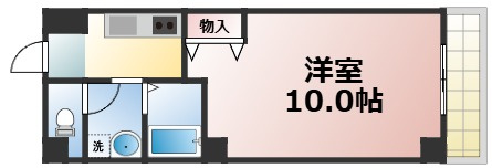 【間取り】 | ヴィラナリー大今里　仲介手数料無料