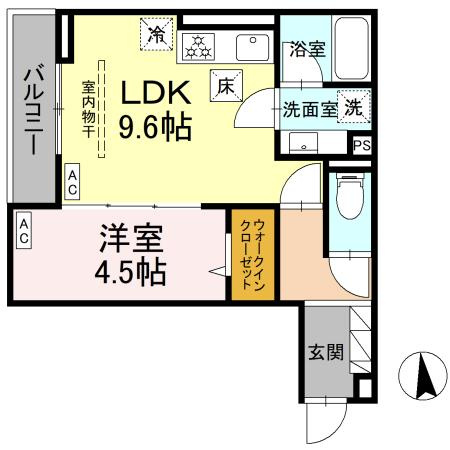D paina 犬蔵の間取り