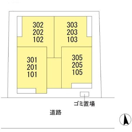 D paina 犬蔵の区画図