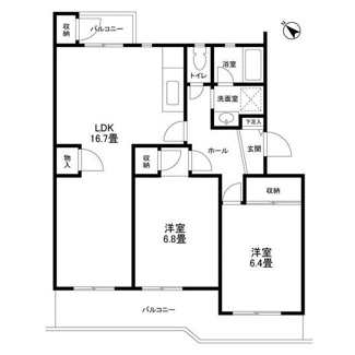 【間取り】 | アドリーム新百合ヶ丘Ａ棟 | 間取りです。
