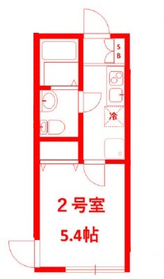ミライハイツ深田台の間取り|5.4帖の広々とした洋室♪