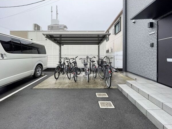 アーブルフレールB棟のその他共用部分|駐輪場です