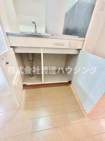 コトブキサンハイツのキッチン|キッチン下収納