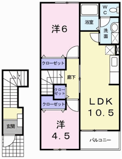【間取り】 | グリーンヒルズＥ