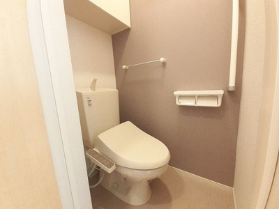 【トイレ】 | エル　フルーリエⅠ | 落ち着いたトイレです