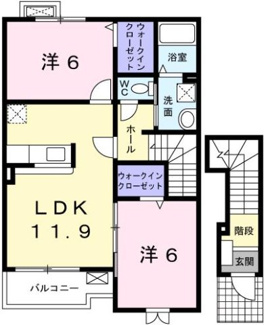 【間取り】 | ラルジュ　フォンテーヌⅣ