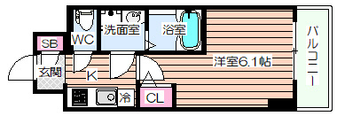 【間取り】 | エスリードレジデンス大阪弁天町