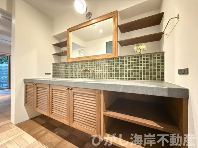 クリオ茅ヶ崎柳島海岸の独立洗面台|洗面化粧台
