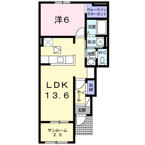 【間取り】 | レスペランス　Ⅰ