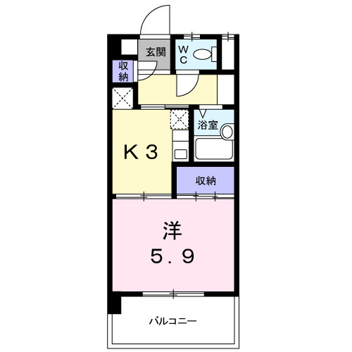 ドミール本城の間取り