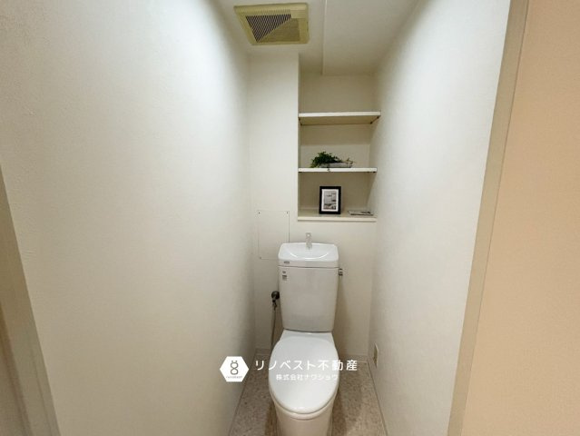 ハイネスプリモール城東のトイレ|清潔感あふれる温水洗浄便座トイレ。心地よくご使用いただけます！