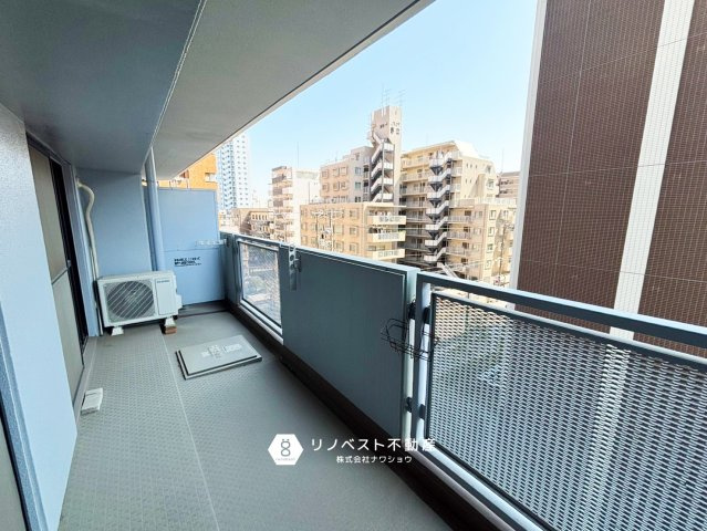 ハイネスプリモール城東のバルコニー|南向きで日当たり良好◎