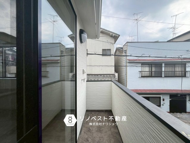 生野区桃谷4丁目のバルコニー|【リノベスト不動産】テナント（事業用）物件のご紹介も可能です。事務所移転・新規開業等お気軽にご相談ください♪