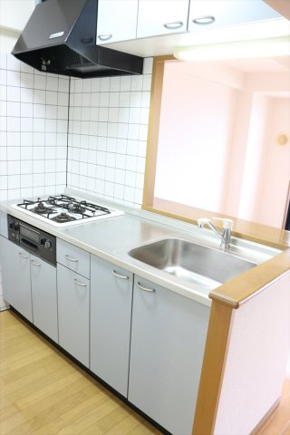 熊本市中央区島崎１丁目の賃貸マンションのキッチン