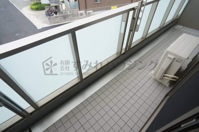 シャーメゾン　プルメリアのバルコニー