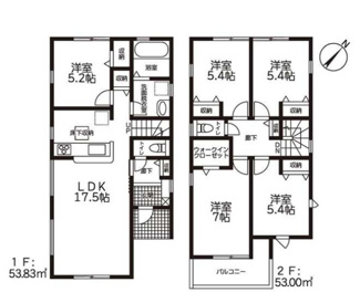 | 【名古屋市天白区島田1丁目1410新築戸建1号棟】仲介手数料無料！天白小学校・天白中学校